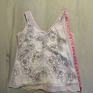 White House Black Market Two-in-One dressy tank top.